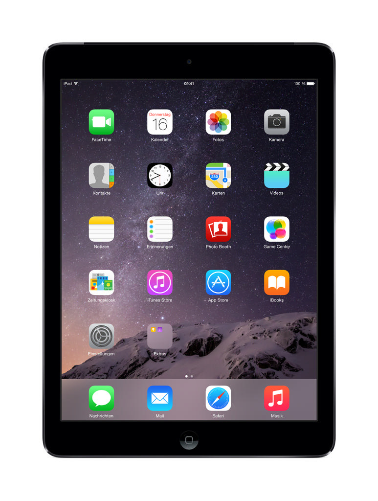 APPLE iPad Air MD791FD/B Wi-Fi + LTE, Tablet, 16 GB, 9,7 Zoll, Spacegrau