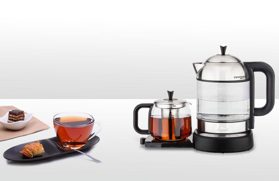 FAKIR CEREMONY DIGITAL 2200 W 1 lt Sıcak Tutma Fonksiyonlu Çay Makinesi