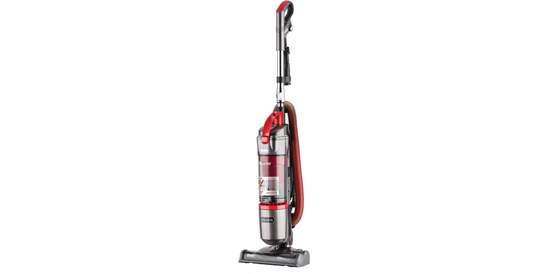 FAKIR RUNNER 1600 W 180 W Emiş Gücü Dikey Tip Elektrikli Süpürge Kırmızı