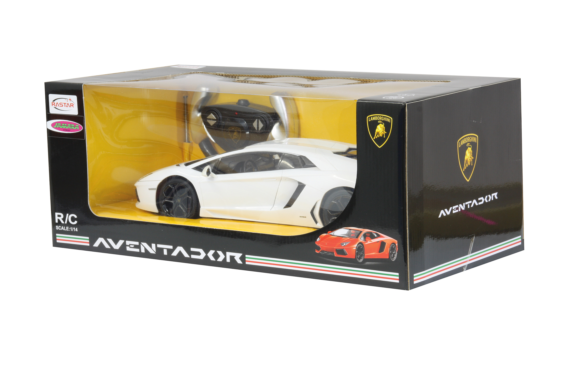 JAMARA 404316 Lamborghini Aventador 1:14, Weiß