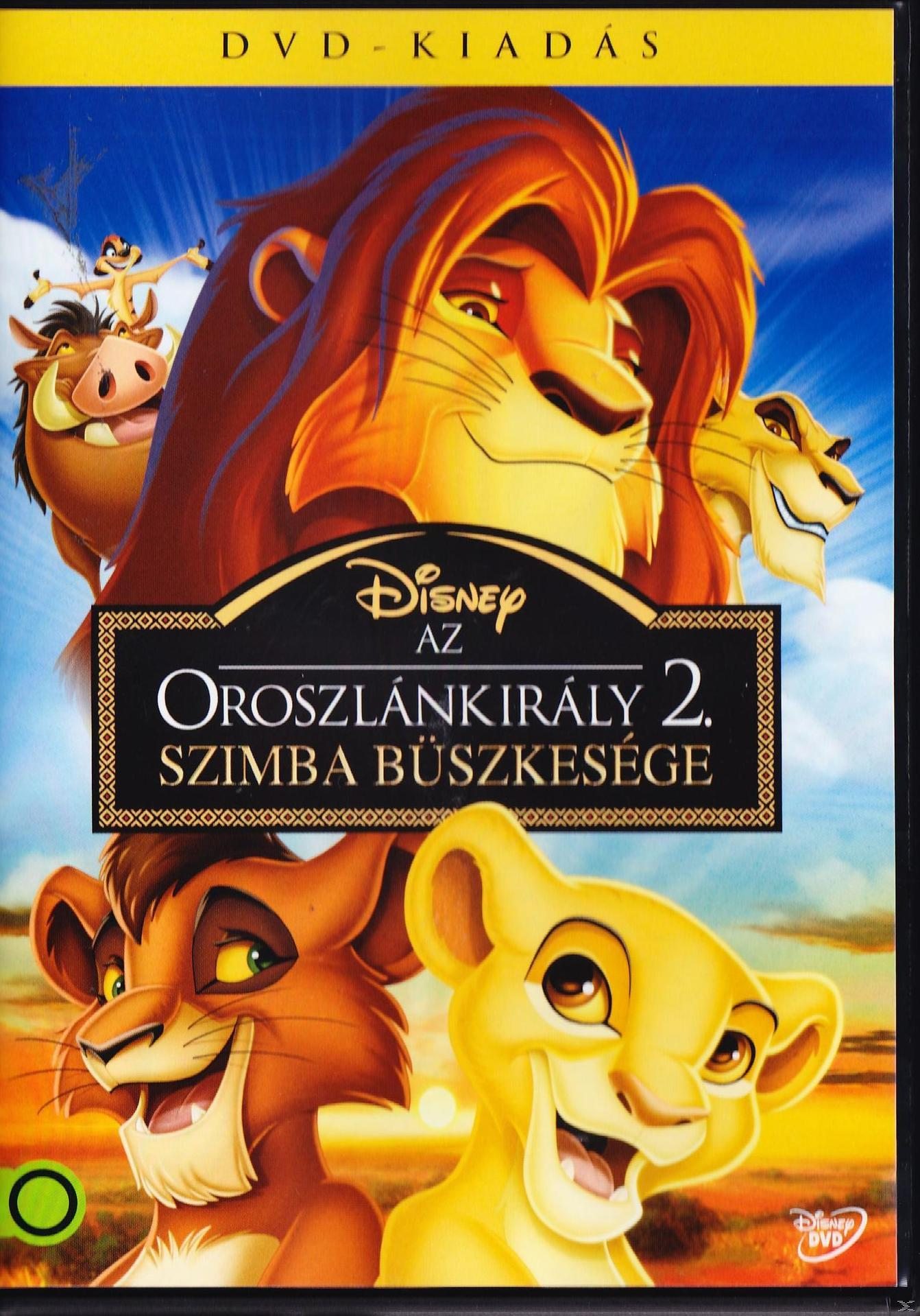 Az oroszlánkirály 2. - Szimba büszkesége (DVD)