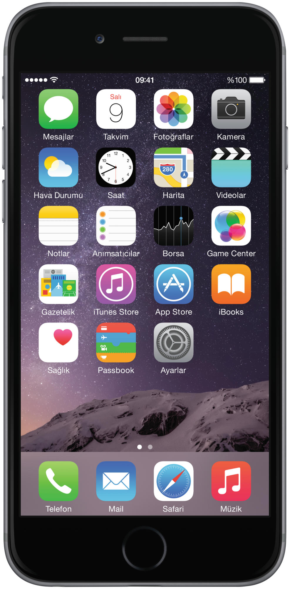 スマートフォン本体 Apple iPhone 6 16GB APPLE iPhone 6 16GB Uzay Grisi Akıllı Telefon Apple Türkiye
