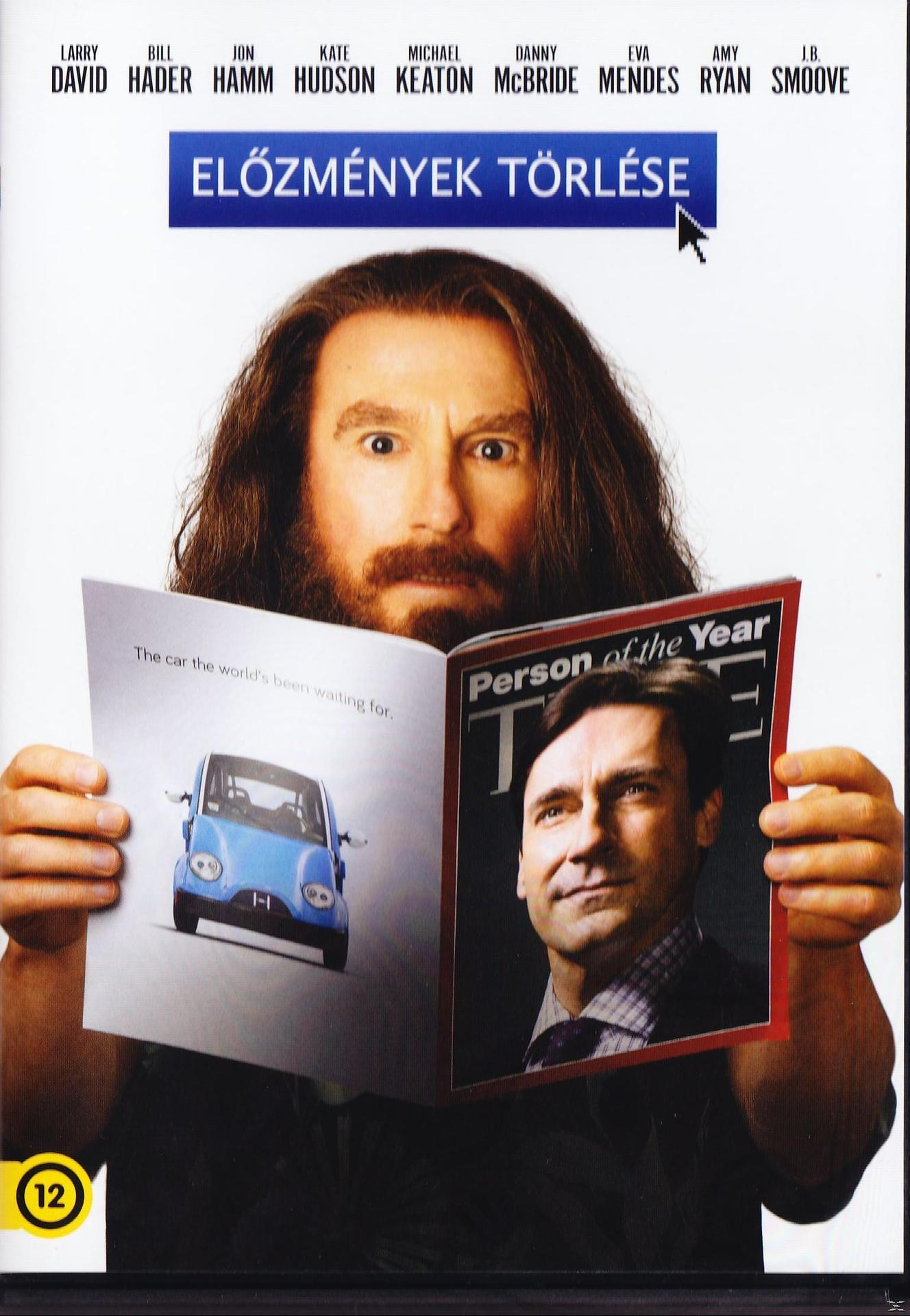 DVD borító egy férfival, aki egy magazint tart. Egy másik férfi arca látható a magazinon.
