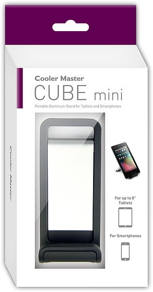 MASTER CUBE Schwarz R9-TPS-CBMK-GP COOLER mini Ständer, Smartphone