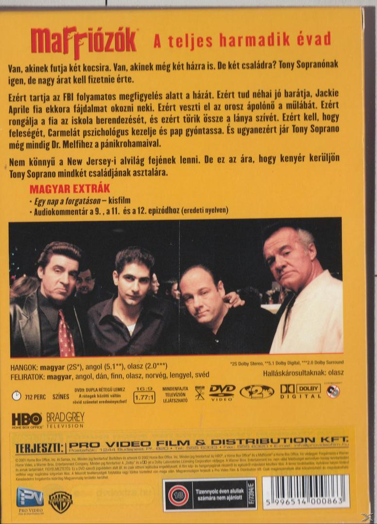 Maffiózók - 3. évad (DVD)