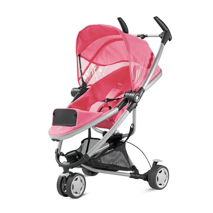 Quinny Zapp 4 ピンク色〔マキシコシアダプター付き〕 Quinny ZAPP (クイニー ザップ) 徹底解説-1(Baby-Pro REPORT19)