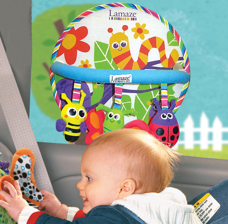 LAMAZE LC27112 Oyuncaklı Araba Güneşliği (0 ay +)