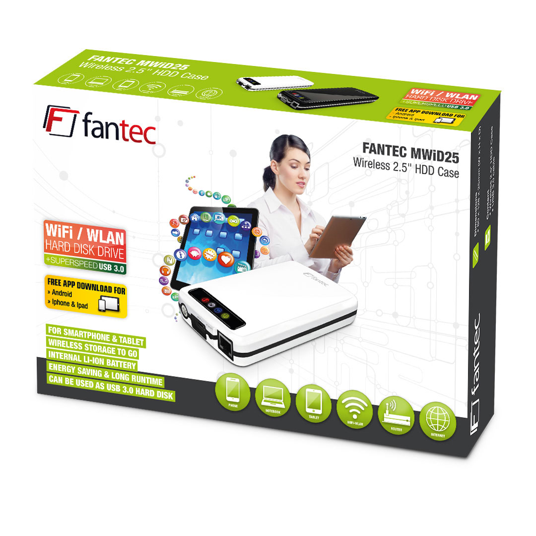 FANTEC 1648 MWiD25, Weiss
