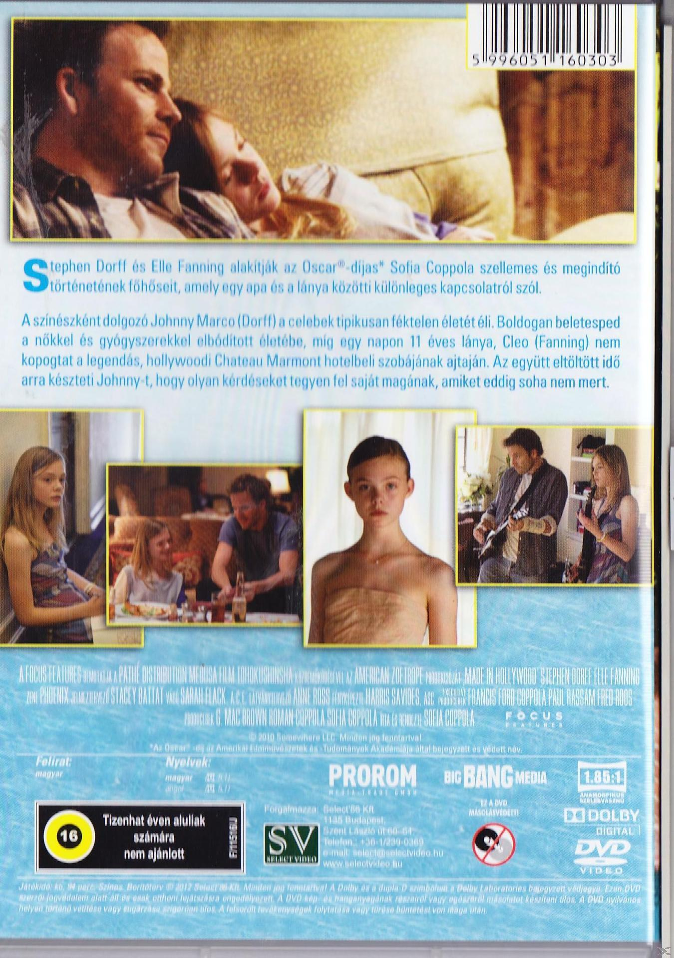 Film DVD borítója. Férfi és nő ölelkezik. Több jelenet látható, szöveg is van.