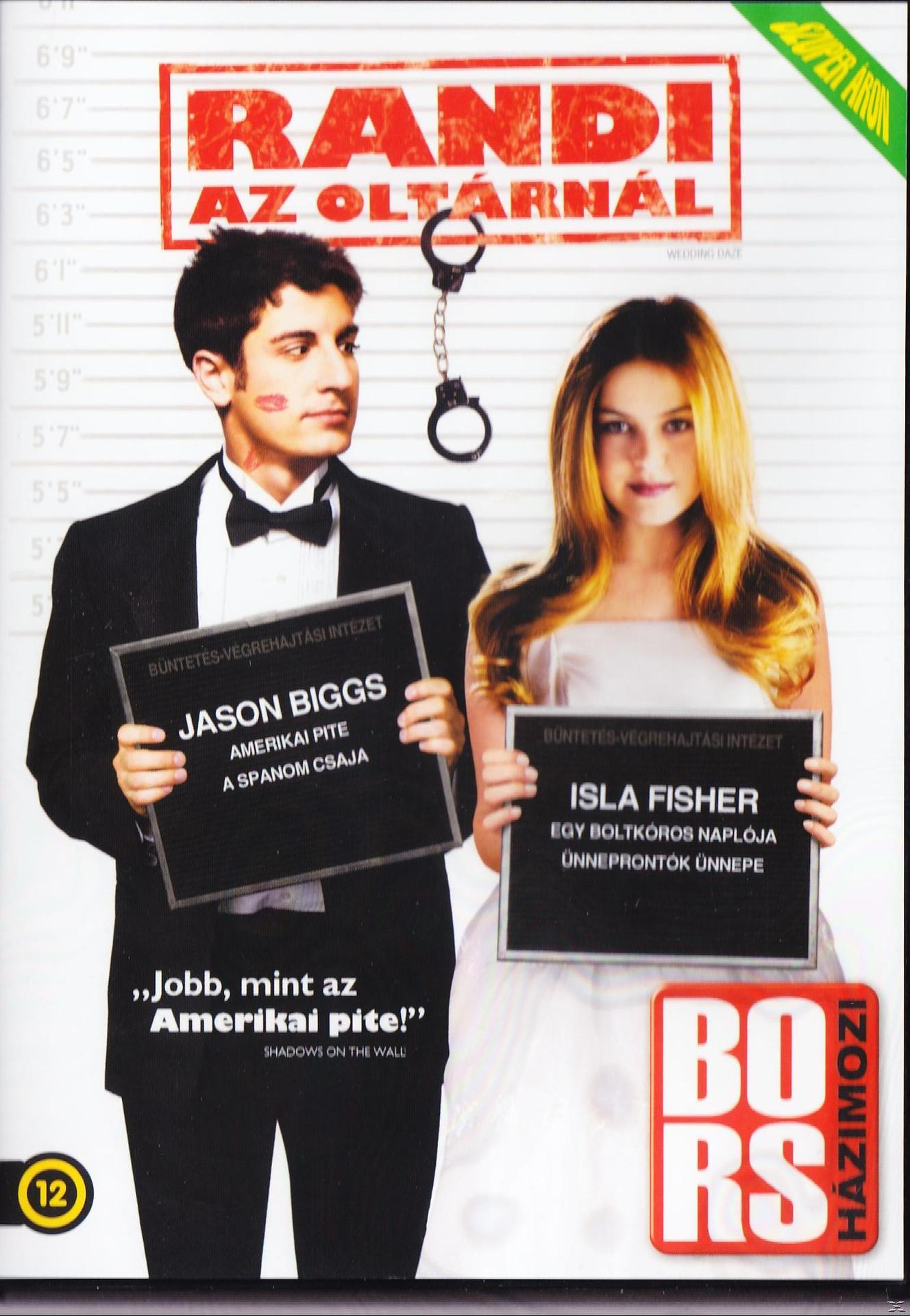 DVD borító egy párral a rendőrségi felállás előtt, a cím Randi.