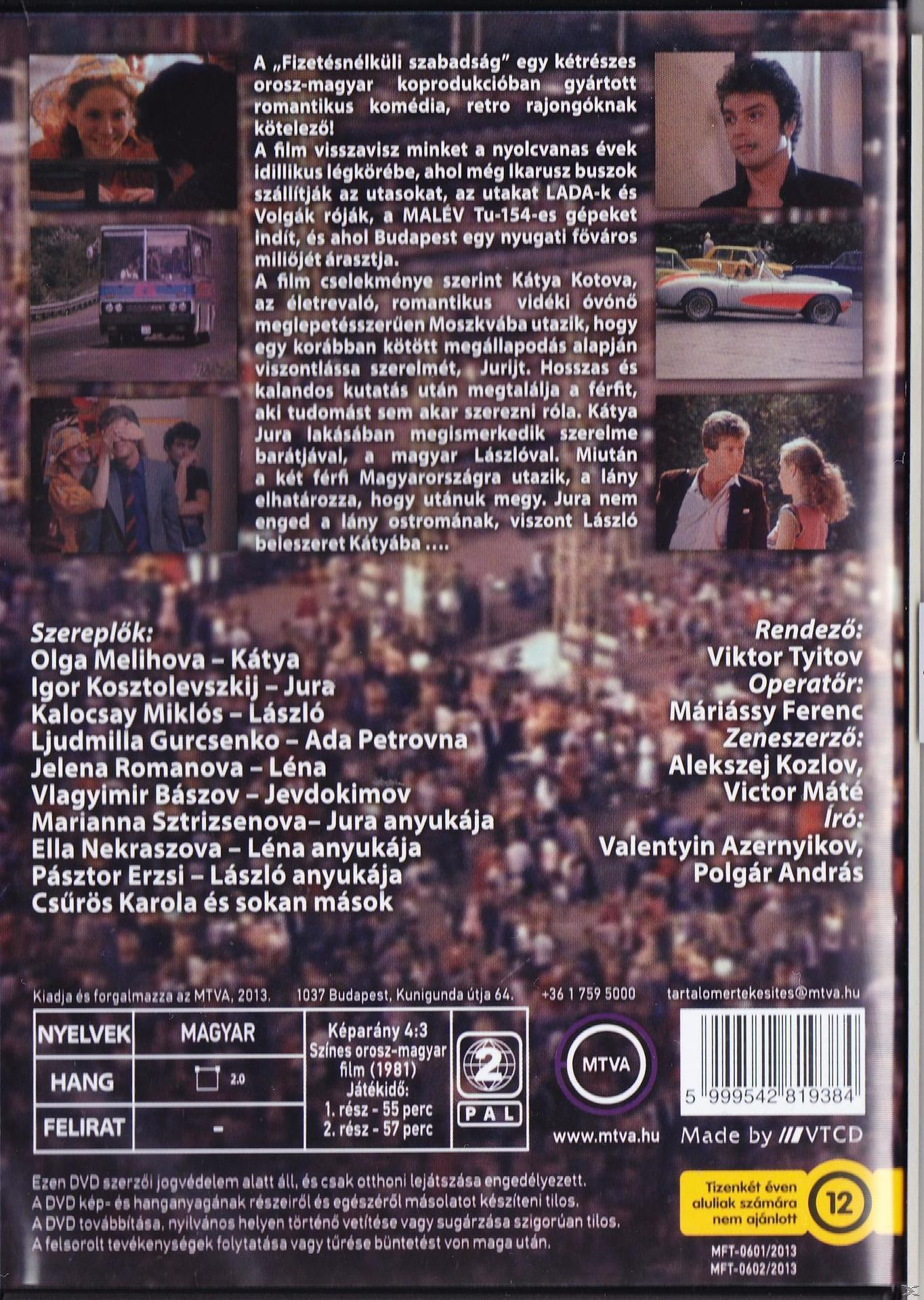 DVD borító: Egy filmplakát emberekkel és szöveggel. A háttér piros és fekete.
