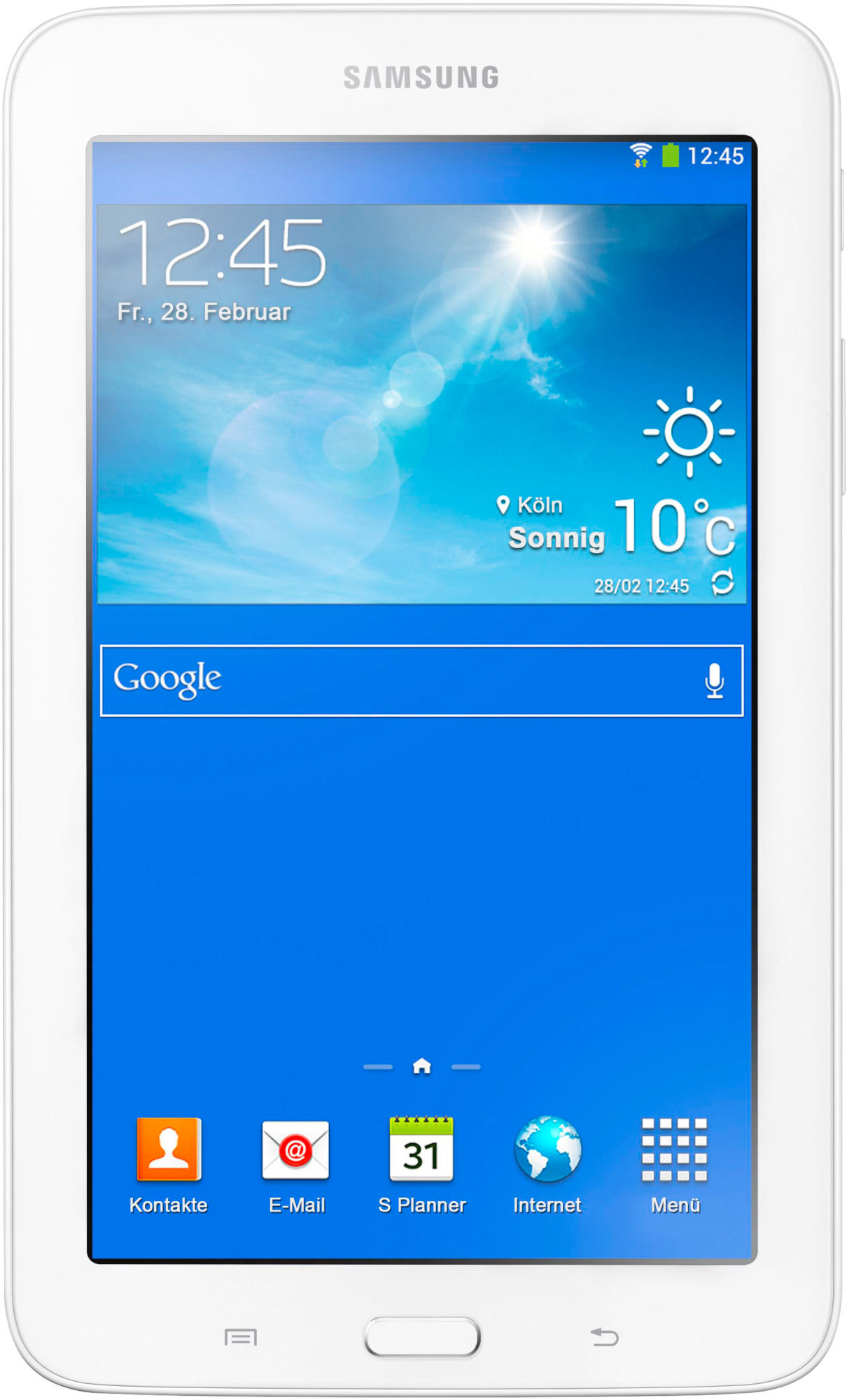 SAMSUNG GALAXY Tab 3 7.0 Lite Wi-Fi weiß, Tablet, 8 GB, 7 Zoll, weiss