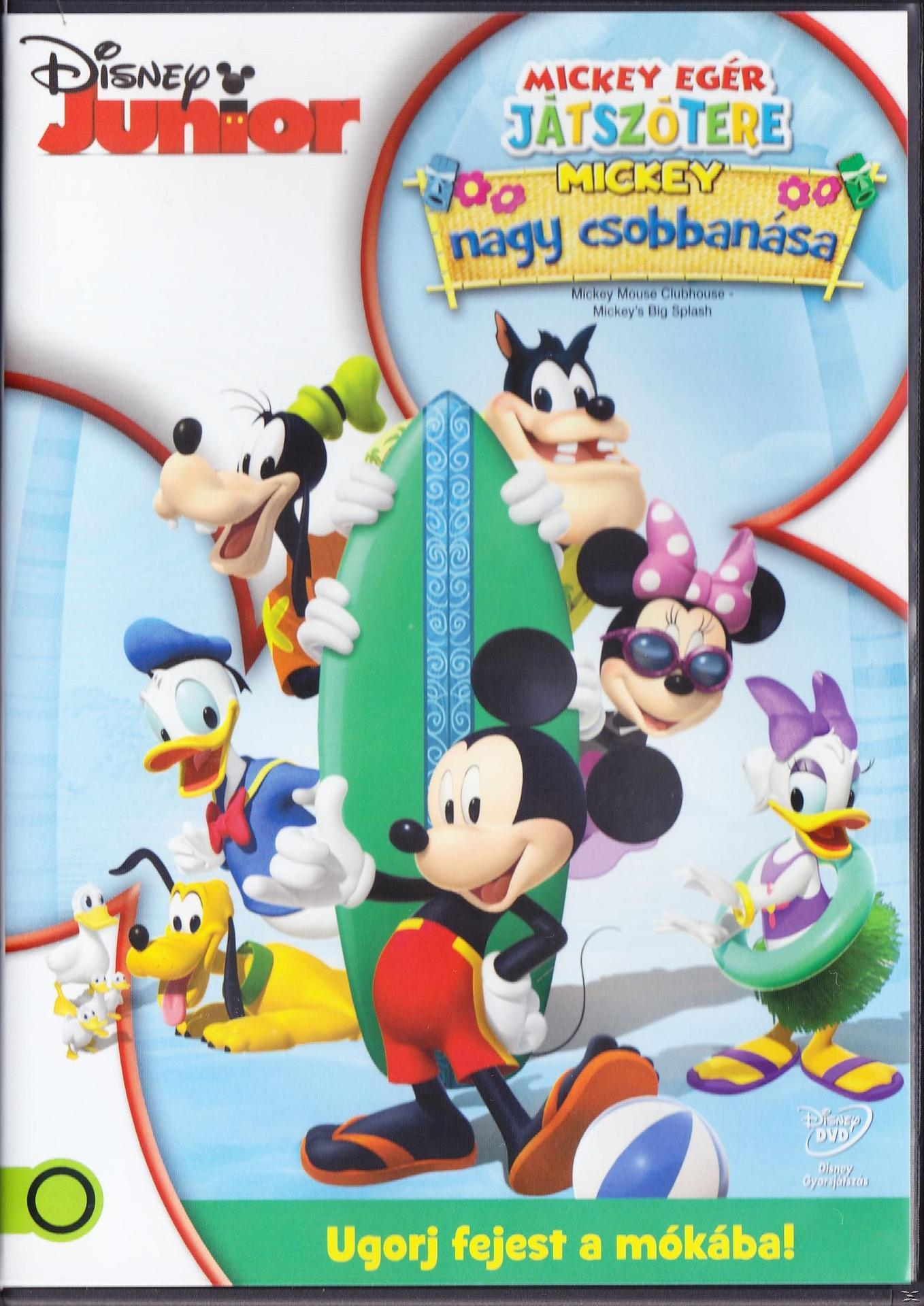 DVD tok Disney Junior rajzfilmfigurákkal. A figurák között Mickey egér, Goofy és Minnie egér található.