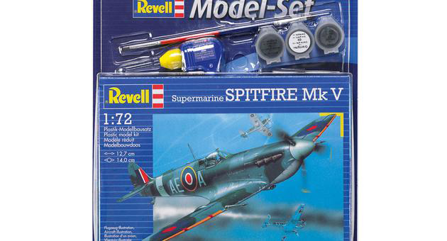 REVELL 64164 Model Set Spitfire V, Mk Olivgrün