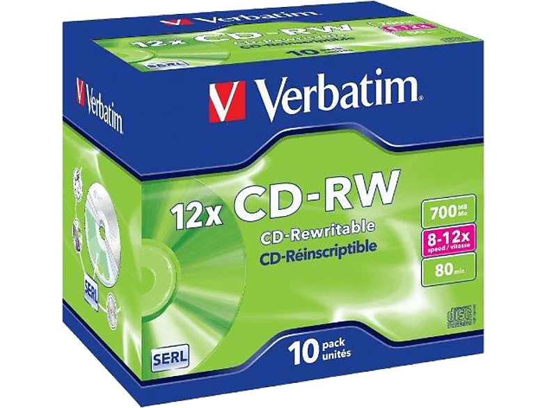 VERBATIM 43148 CDRW 700 10X Rohling Rohlinge MediaMarkt