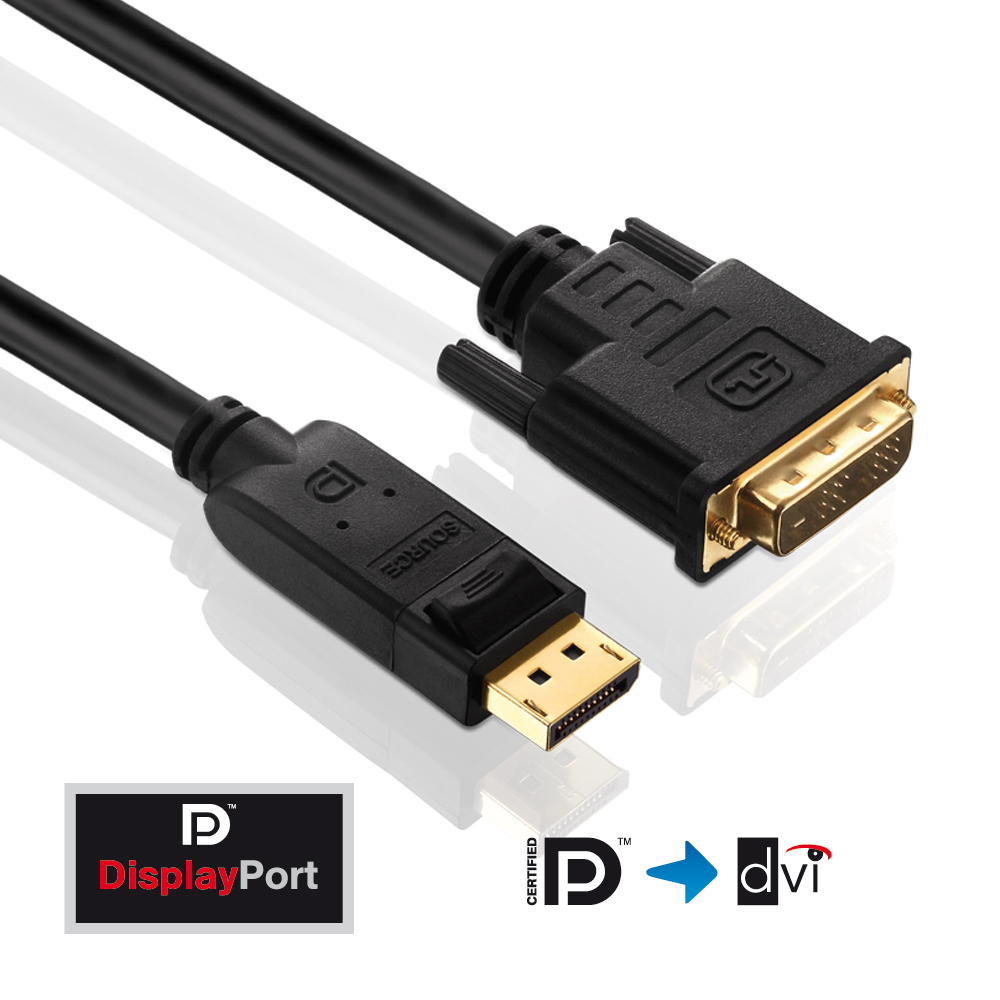 PURELINK DisplayPort zu DVI Kabel PI5200 3 m