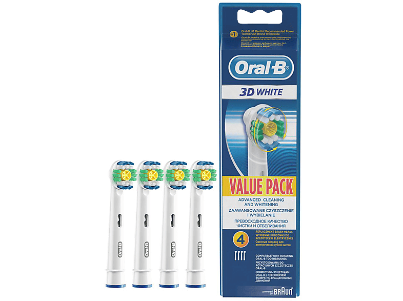 ORAL B EB18 3DW 3+1 Diş Fırçası Başlığı_0