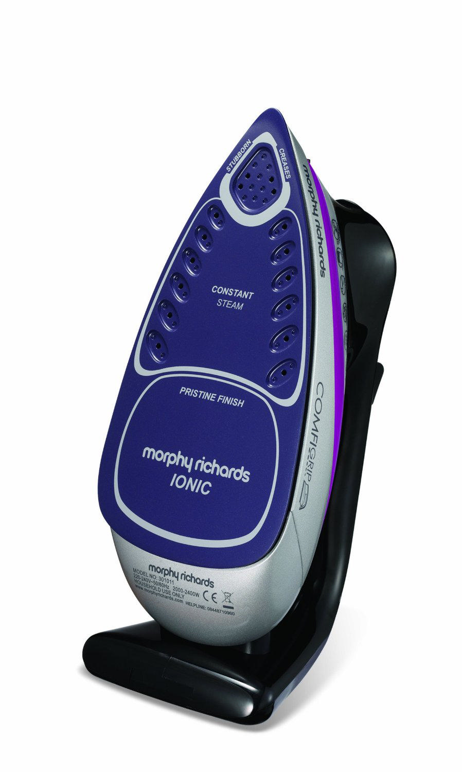 MORPHY RICHARDS 301010 Ionik Tabanlı Comfi Grip Eco 2400 W Buharlı Ütü Mor