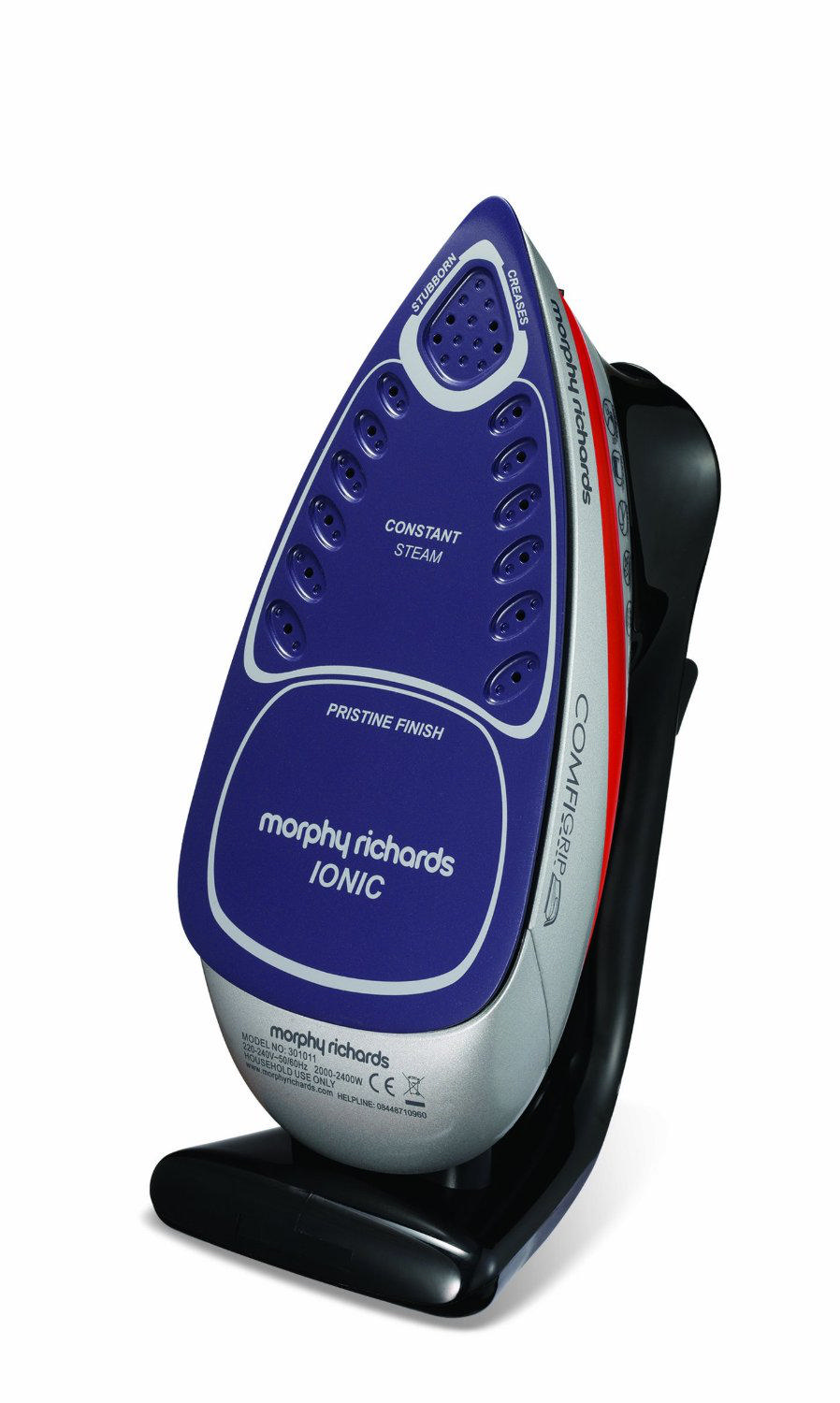 MORPHY RICHARDS 301011 Ionik Tabanlı Comfi Grip Eco 2400 W Buharlı Ütü Kırmızı