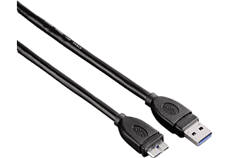 HAMA 54507 1.8m USB Micro x USB 3.0 Bağlantı Kablosu Siyah