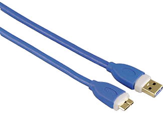 HAMA 39682 1.8m USB Micro x USB 3.0 Bağlantı Kablosu Mavi