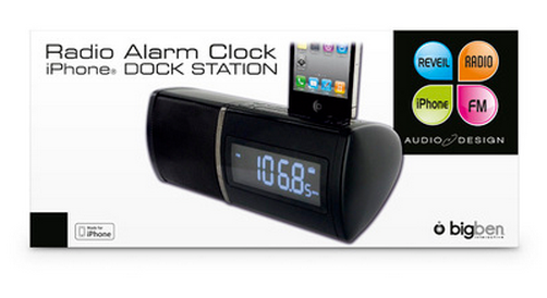 BIGBEN Radio réveil noir (RRSE3N)