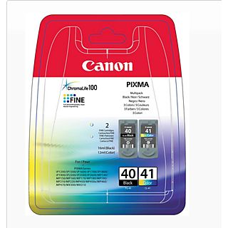 CANON 0615B051 PG40 CL41 Zwart - Cyaan - Magenta - Geel