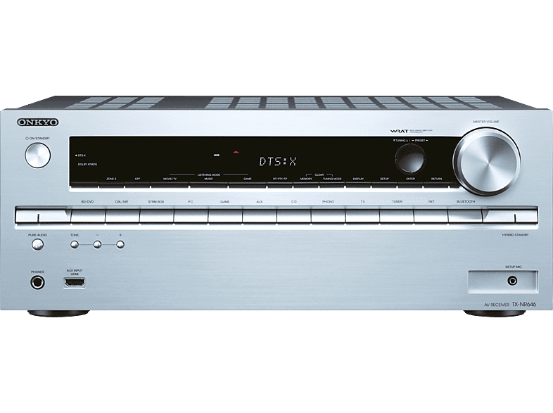AVReceiver ONKYO TXNR646 AVReceiver (7.2 Kanäle, 160 Watt pro Kanal