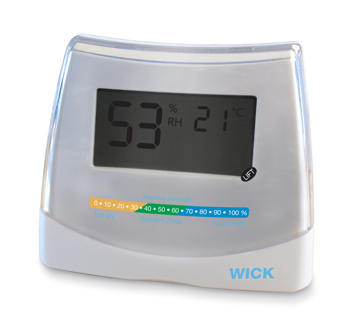 WICK W 70 DA Hygro-/Thermometer Weiß