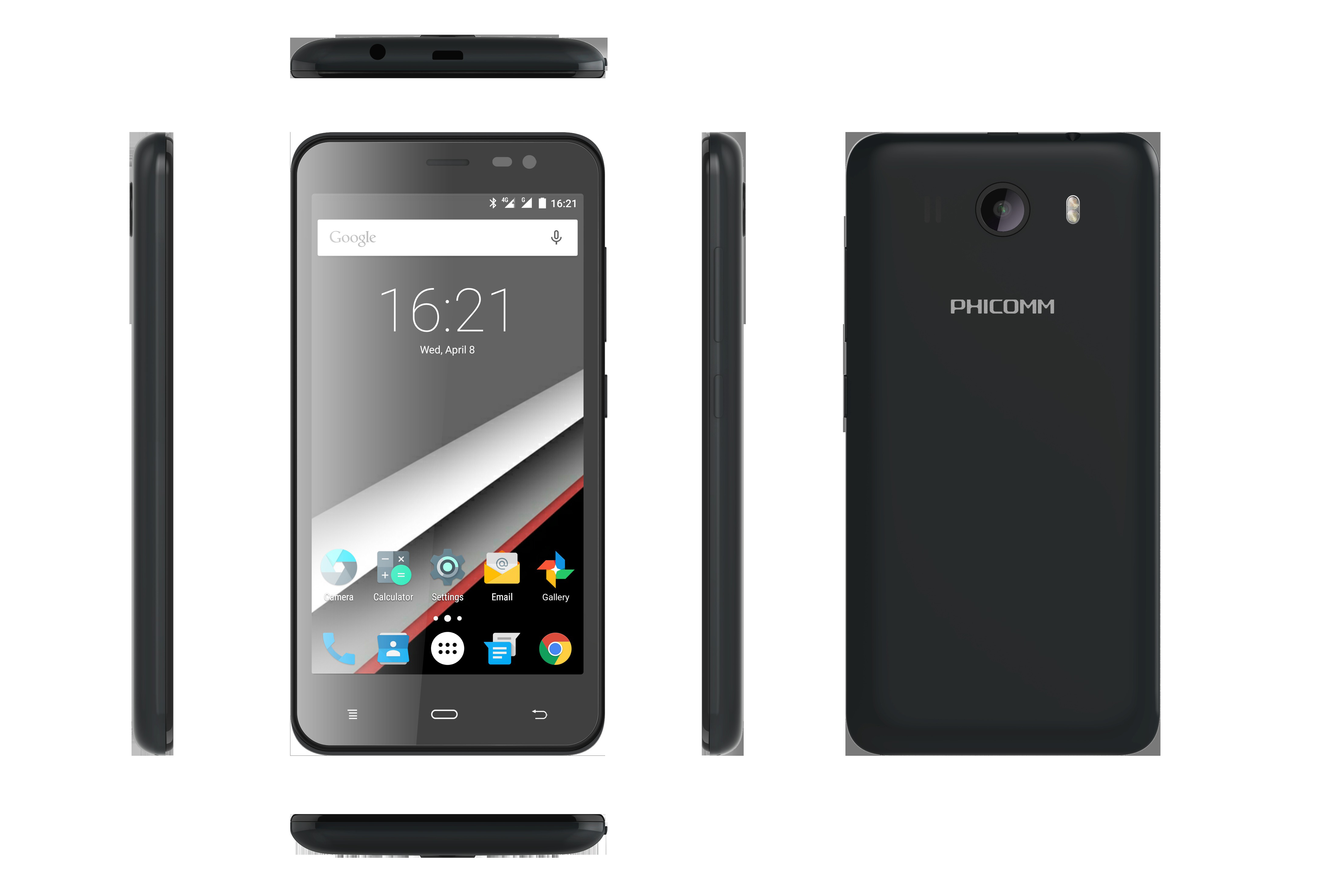 PHICOMM Clue L Black Edition 8 GB Schwarz Dual SIM