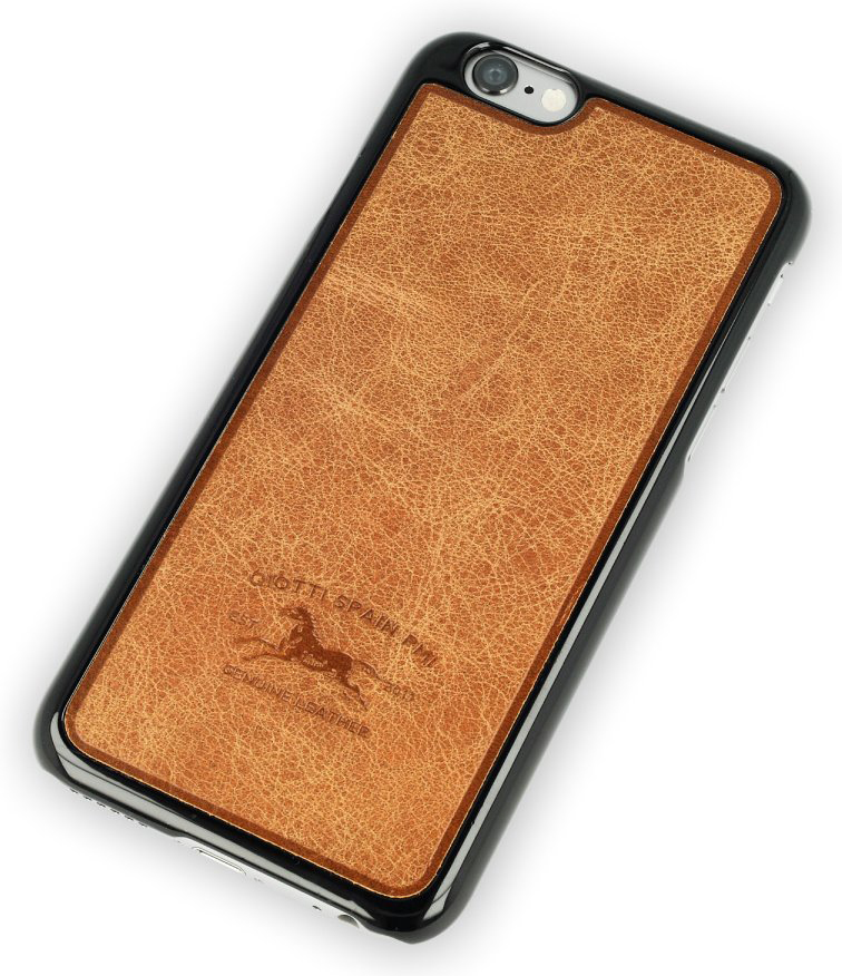 QIOTTI QP-B-0110-06-IP6, Bookcover, Apple, iPhone 6, iPhone 6s, Dunkelgrau/Braun