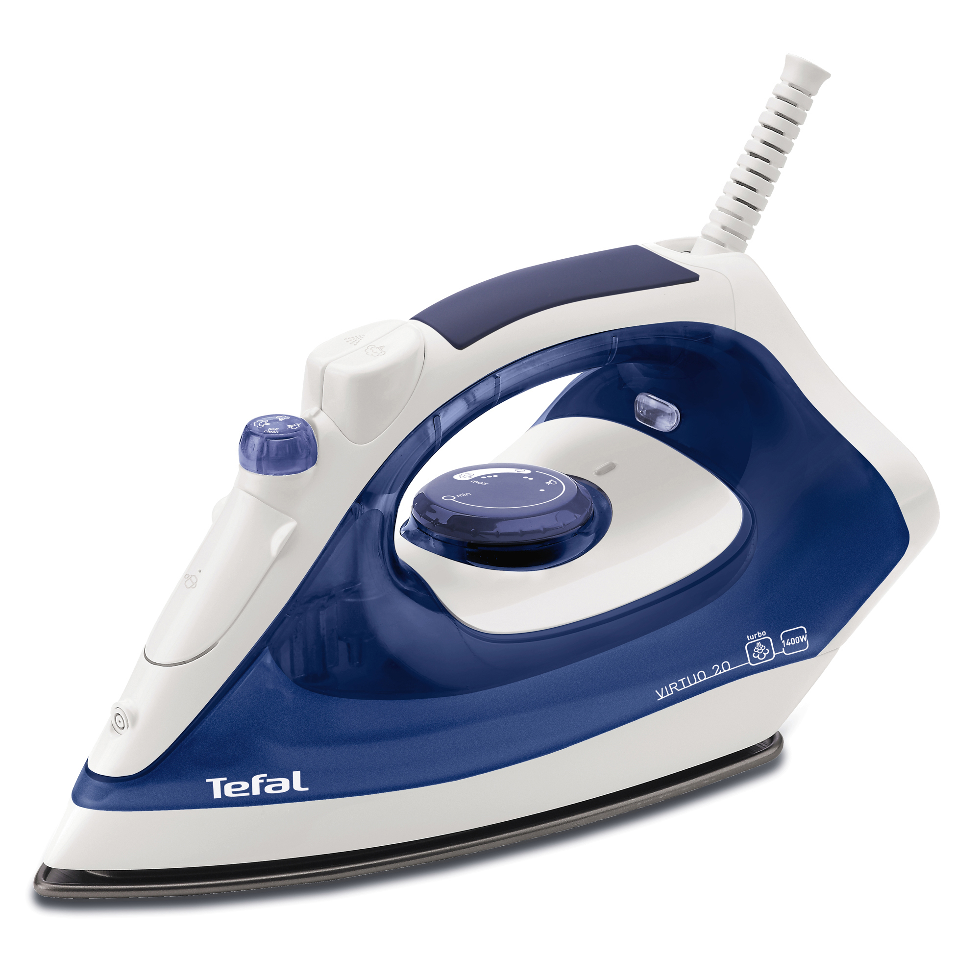 TEFAL FV1320 E1 Steam Iron Virtuo  Dampfbügeleisen (1400 Watt, PTFE)
