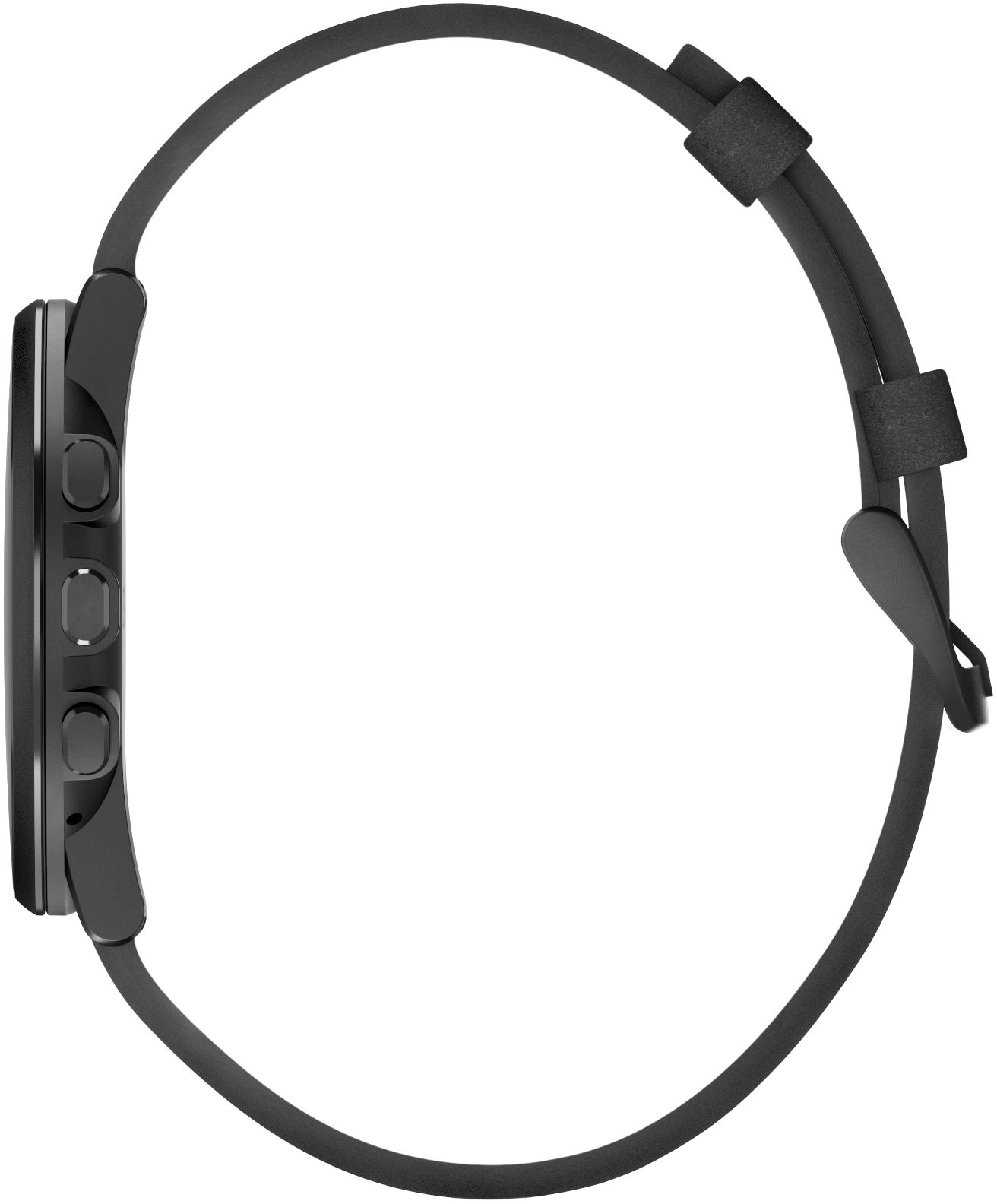 PEBBLE Time Round Smart Watch, 20 mm (Breite), Schwarz