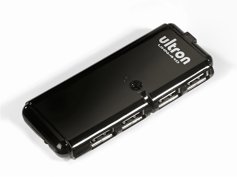 ULTRON UHN-410, USB-Hub, Schwarz | USB Hubs