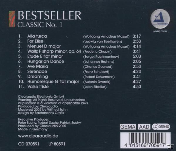 VARIOUS - Bestseller Classic 1  - (CD)
