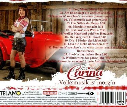 Albumcover mit Frau an rotem Auto, Liedtext auf der Rückseite.