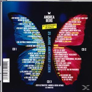 CD-Cover, Schmetterlingsdesign. Blaue und rote Flügel, Text auf Deutsch. Andrea Berg Albumtitel.