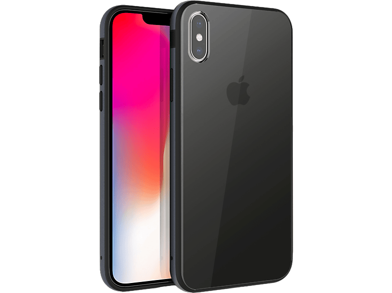 UNIQ Cover Valencia iPhone XS Max Zwart (107997)