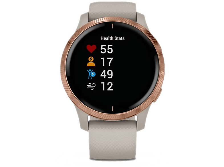 GARMIN Sporthorloge Venu Gold/Light Sand (010-02173-22)