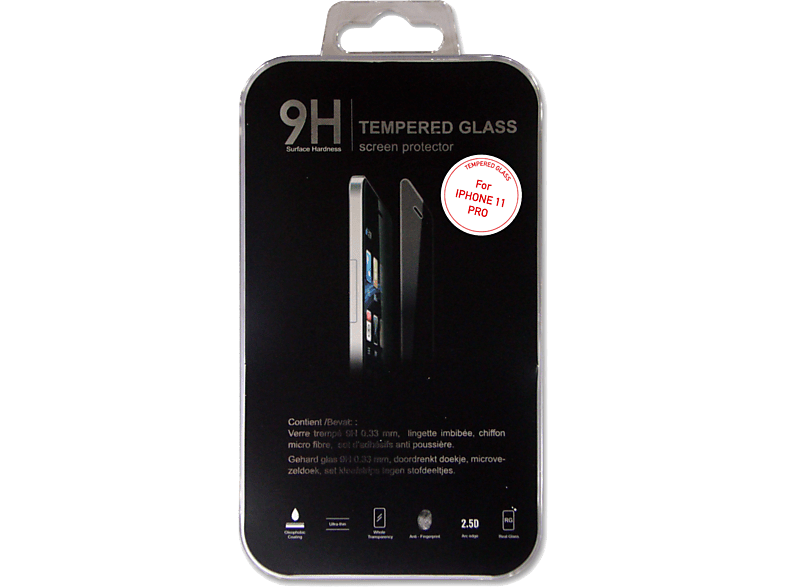 CITY LOYAL Screenprotector Tempered Glass iPhone 11 Pro (108355)