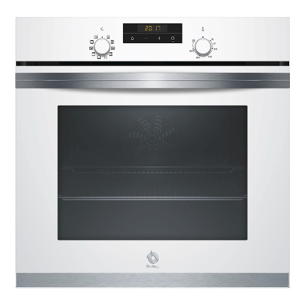 Horno - Balay 3HB4331BO, Multifunción, Aqualisis, 71 L, 3400 W, Blanco