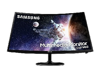 Monitor - Samsung C32F39MFUU, 32 "  Full HD, 4ms, Curvo, 60 Hz, Negro