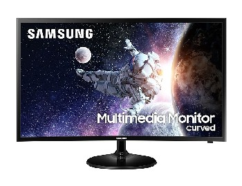 Monitor - Samsung C32F39MFUU, 32 "  Full HD, 4ms, Curvo, 60 Hz, Negro