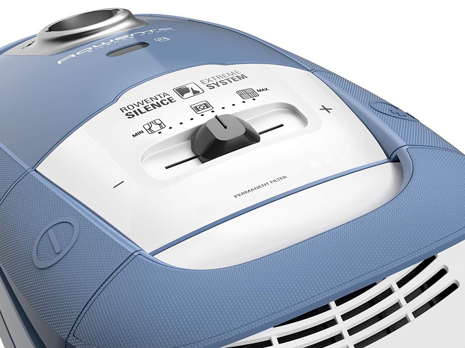 Aspirador con bolsa - Rowenta Silence Force RO7321, 450W, Tecnología silenciosa, Depósito 4.5 L, Azul