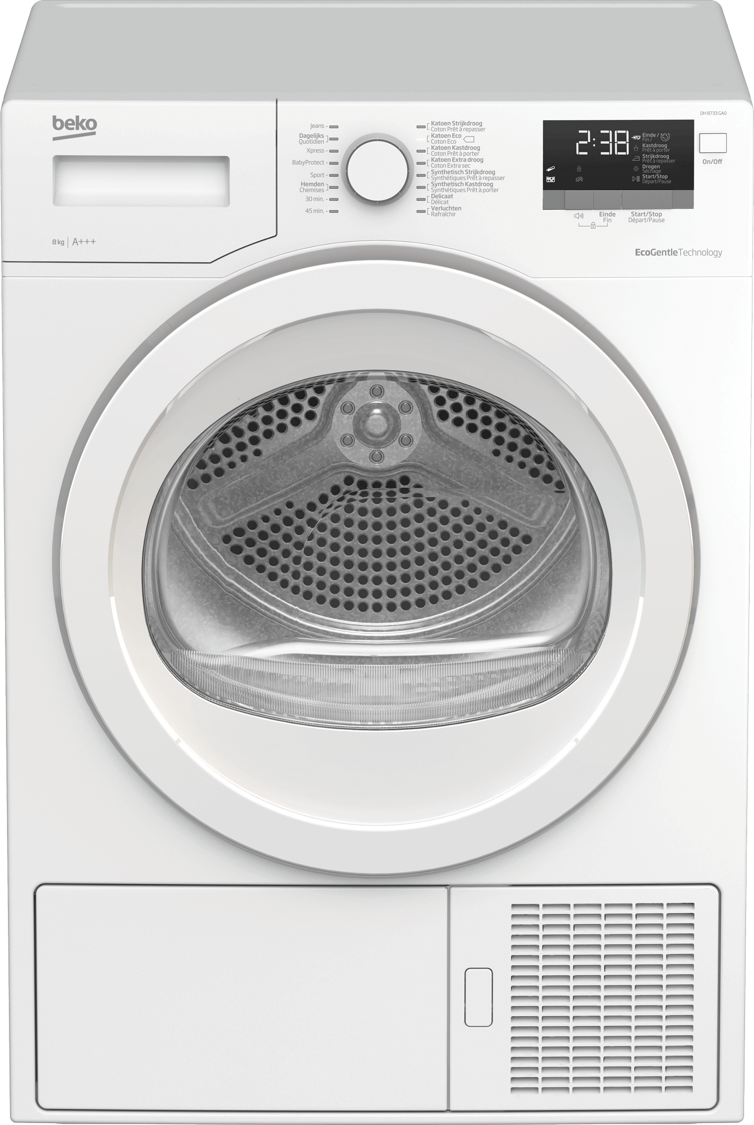 BEKO Séchoir pompe à chaleur A+++ (DH 8733 GA0)