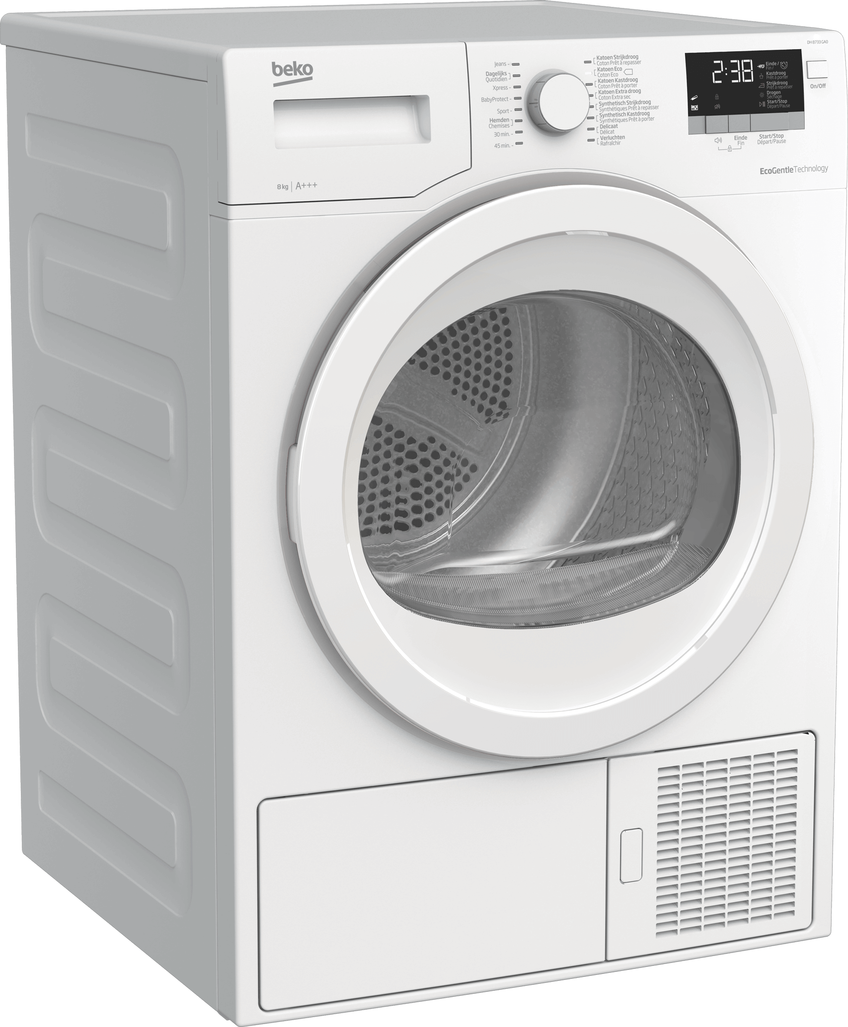 BEKO Séchoir pompe à chaleur A+++ (DH 8733 GA0)