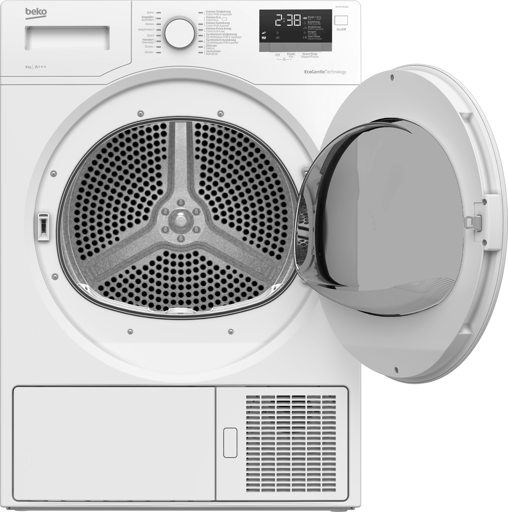 BEKO Séchoir pompe à chaleur A+++ (DH 8733 GA0)