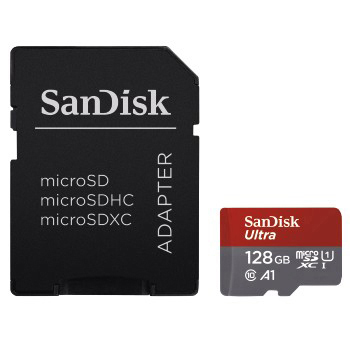 SANDISK Ultra® UHS-I, Micro-SDXC Speicherkarte, 128 GB, 100 MB/s