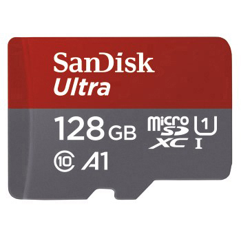 SANDISK Ultra® UHS-I, Micro-SDXC Speicherkarte, 128 GB, 100 MB/s