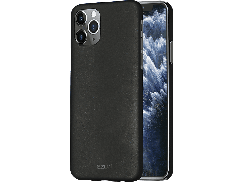 AZURI Cover Metallic iPhone 11 Max Zwart (AZCOVMETIPHXIMAX-BLK)